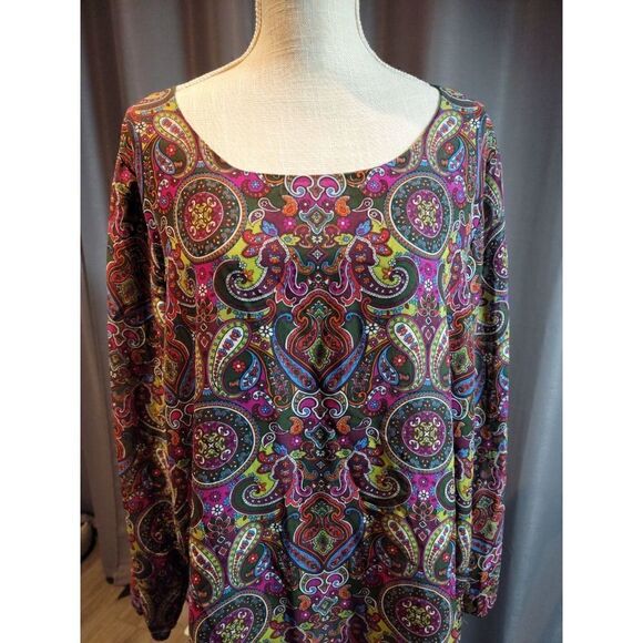 Zac & Rachel Blouse, Plus Size 3X - Picture 7 of 9